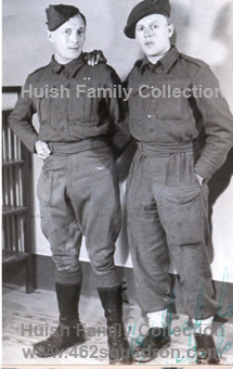 Stan & Tom Huish, Army, WW2